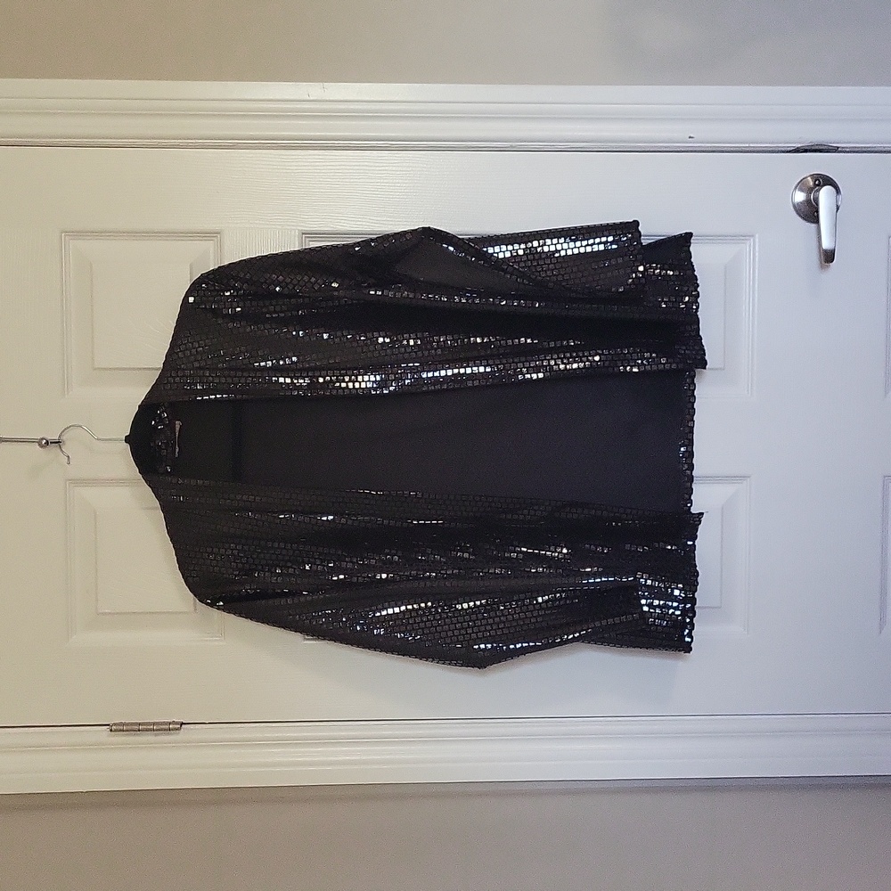 Sequin Cardigan Blazer